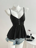 Polka Dot V-Neck Cami