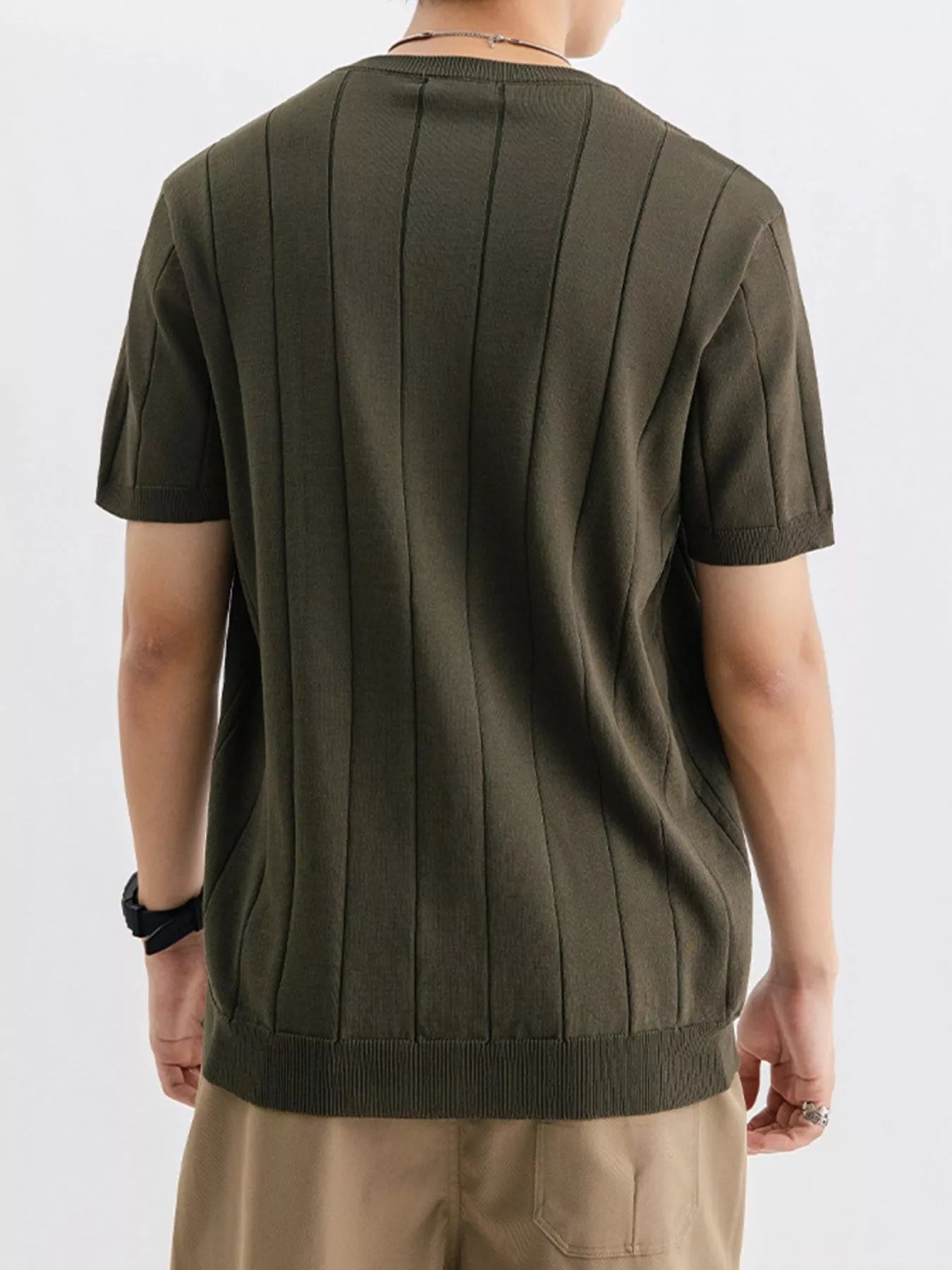 Men's Plus Size Breathable Short Sleeve T-Shirt