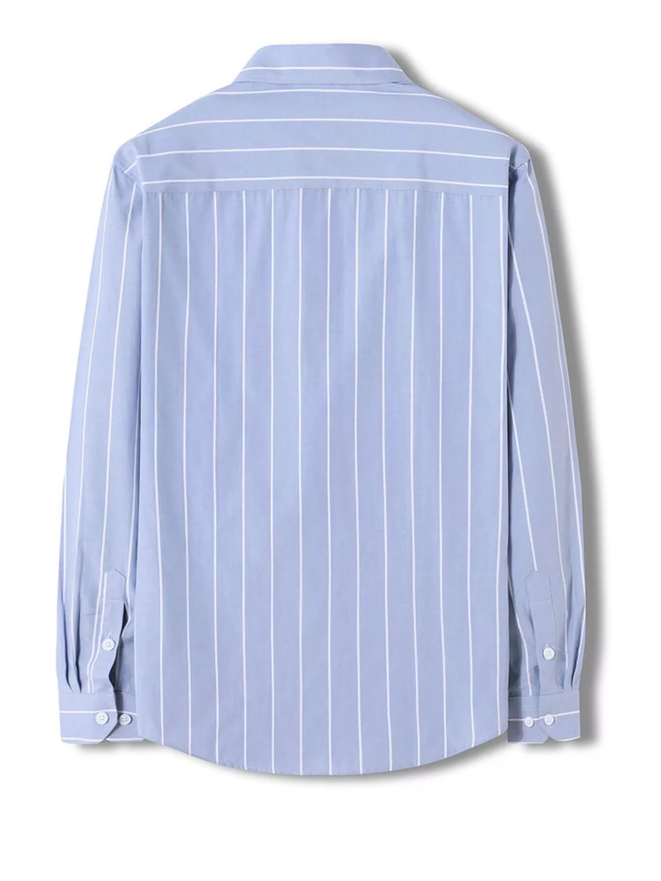 Men's Plus Size Classic Striped Long Sleeve Shirt
