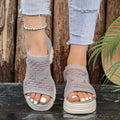 Open Toe Platform Sandals