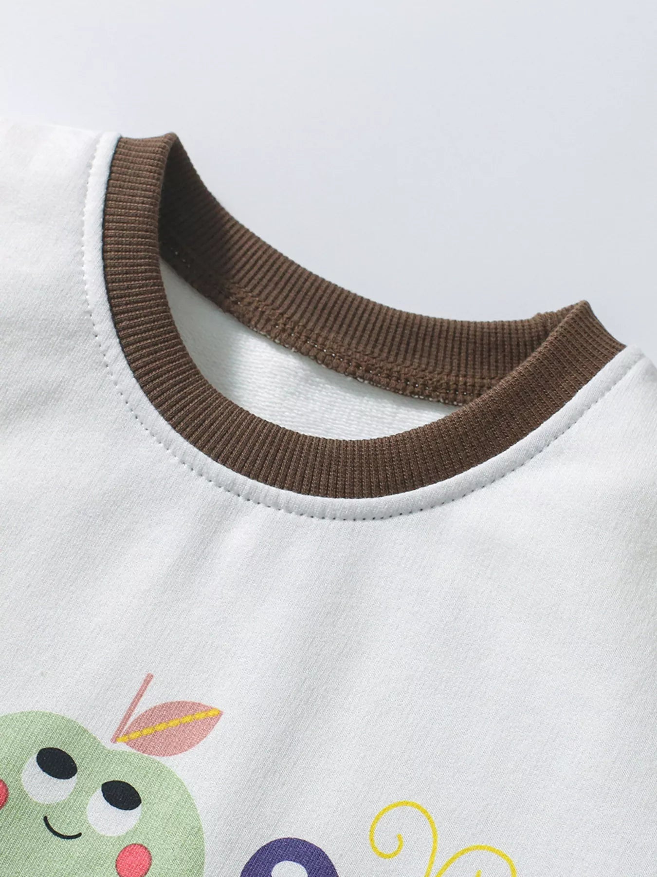 Children's Cartoon Graphic Color Block  T-Shirt