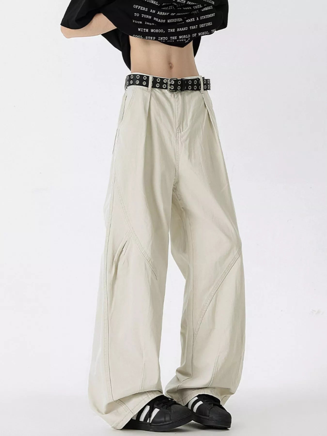Men's Full Size Wide Leg Jeans Plus Size