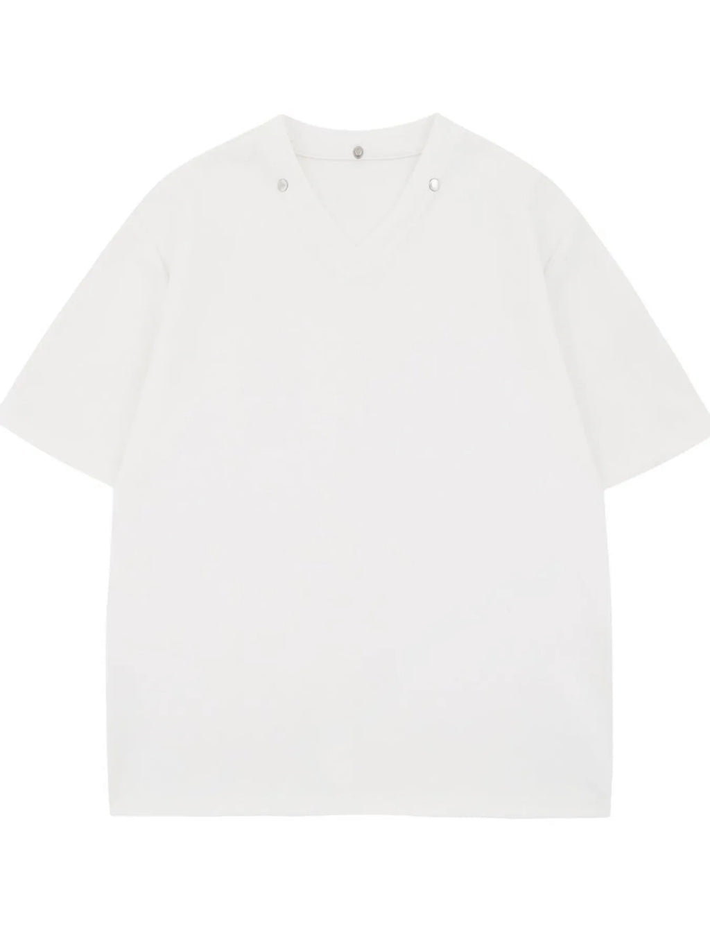 Men's Detachable Collar Short Sleeve Top