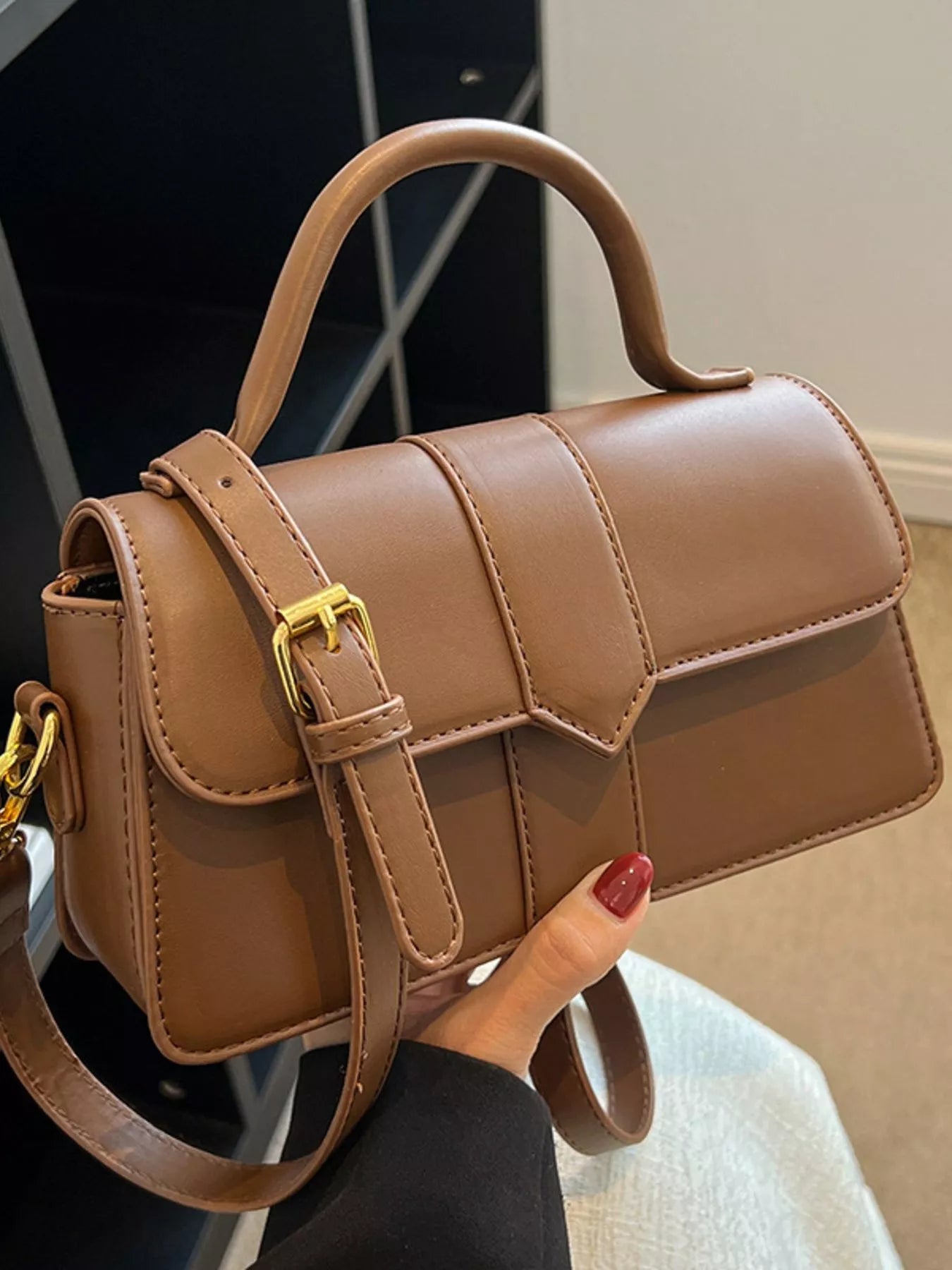 Top Handle Crossbody Bag