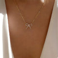 Bowknot Pendant Necklace