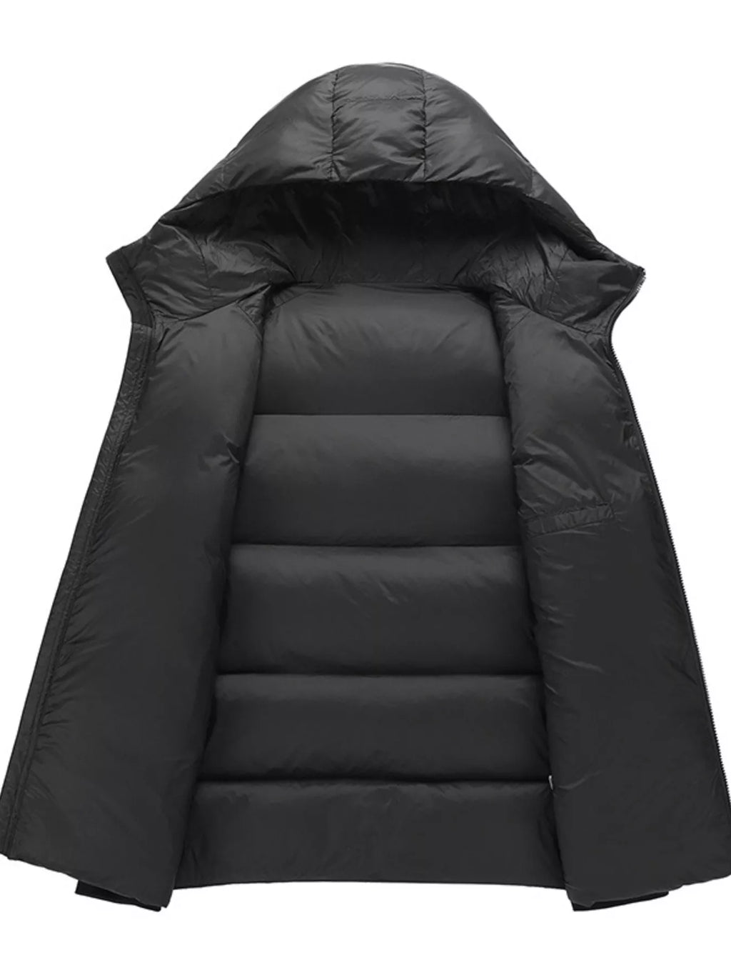 Men's Plus Size Hooded Padded Winter Puffer Jacket