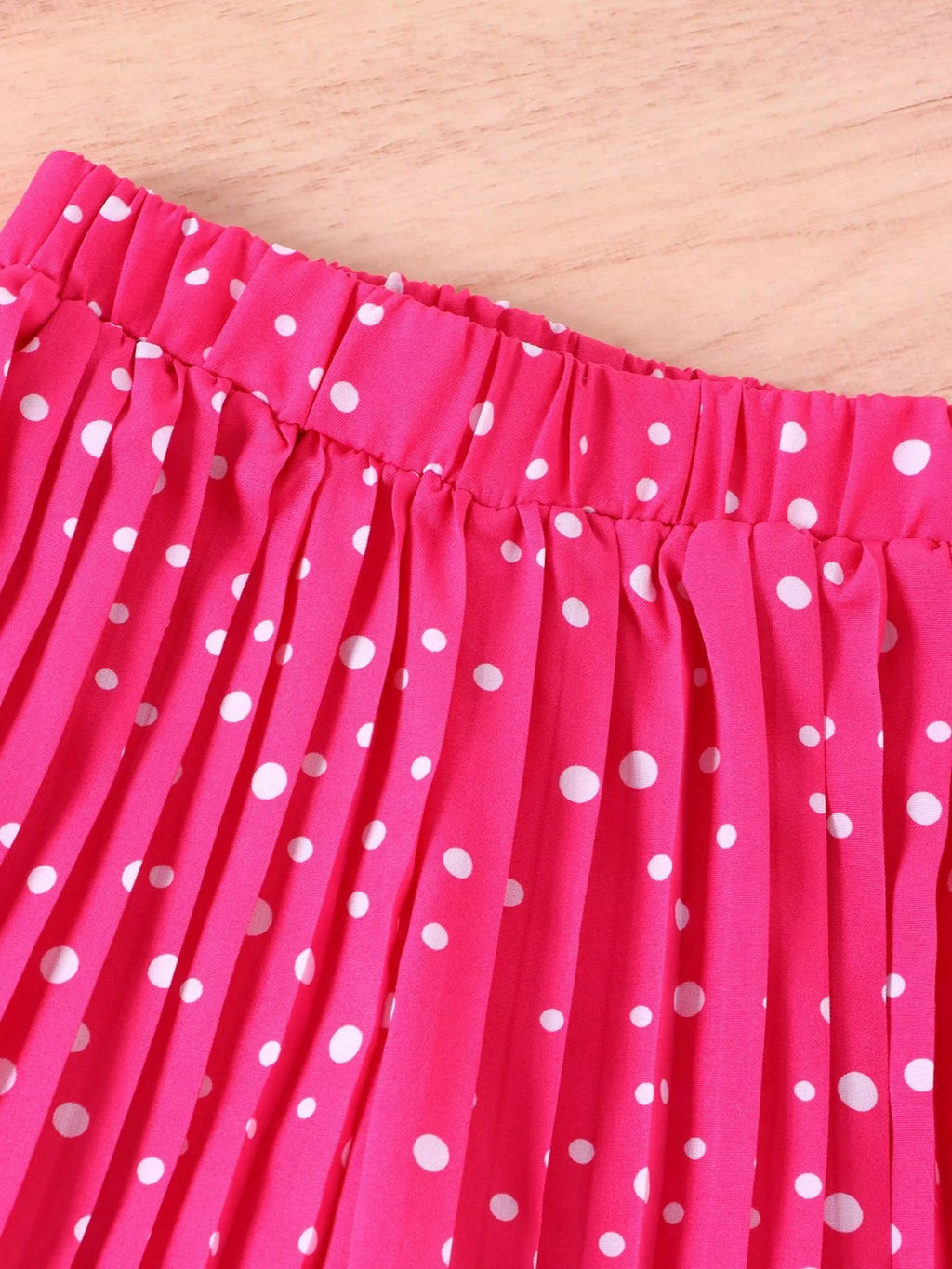 Children's Graphic Tee & Polka Dot Pleated Pants Set