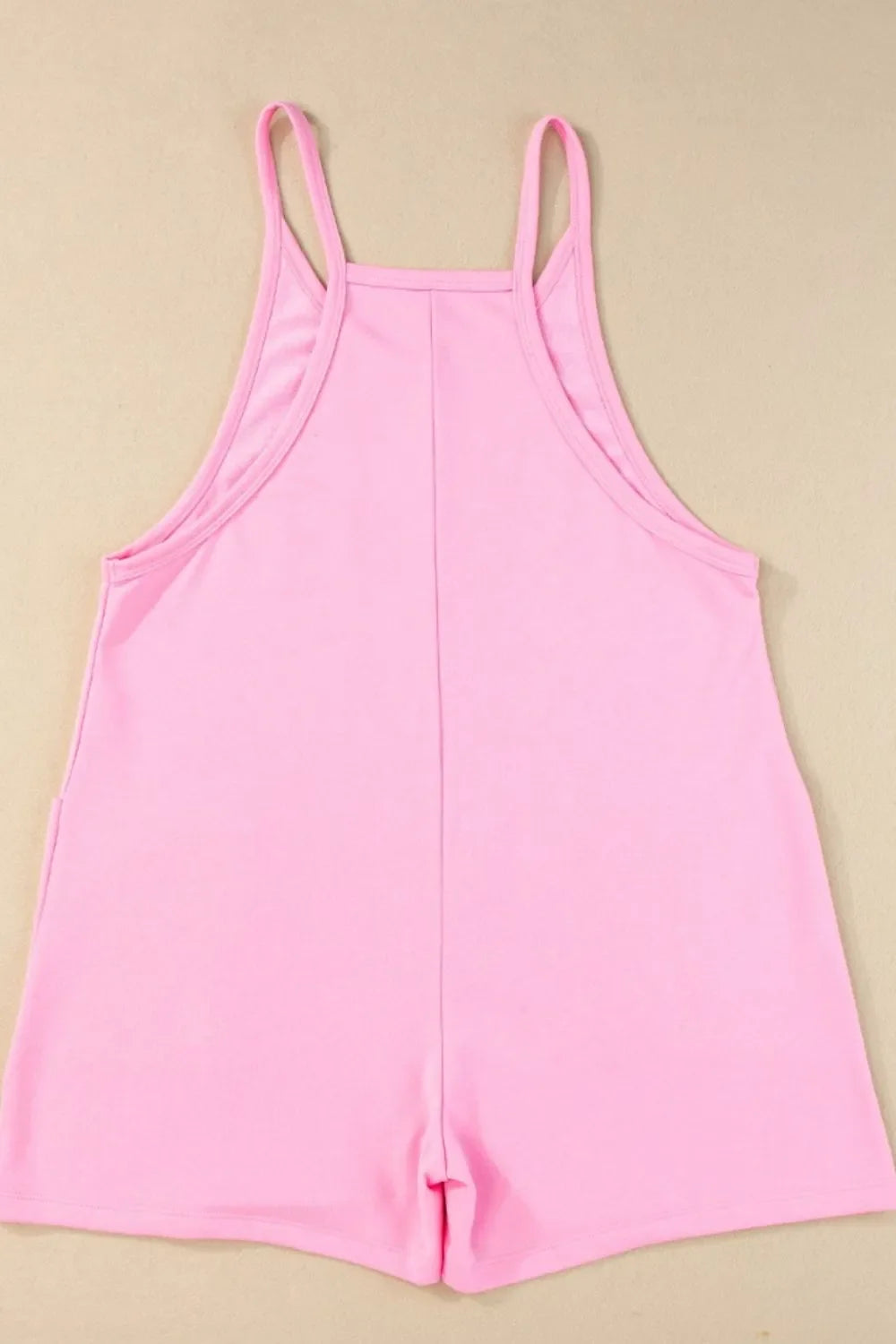 Sleeveless Romper with Pockets