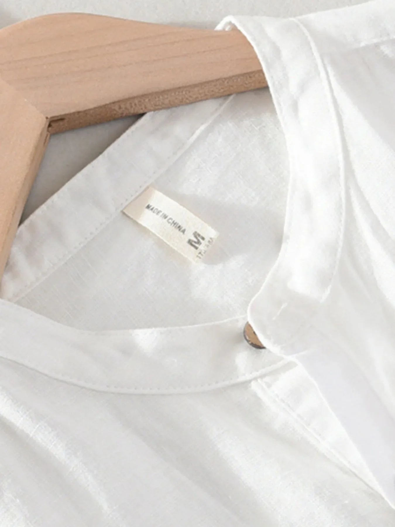 Men's Plus Size Button Detail Half Sleeve Shirt