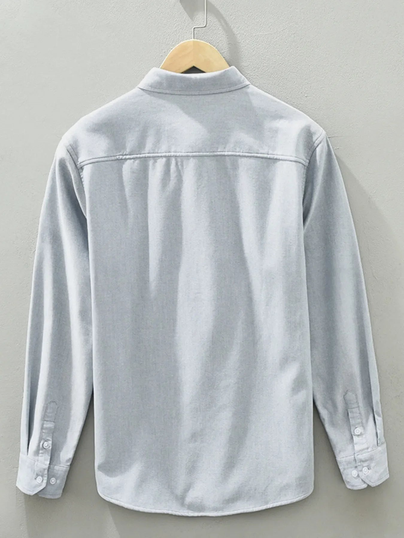 Men's Plus Size Button Up Long Sleeve Shirt