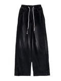 Men's Full Size Wash Wide Leg Pants Plus Size