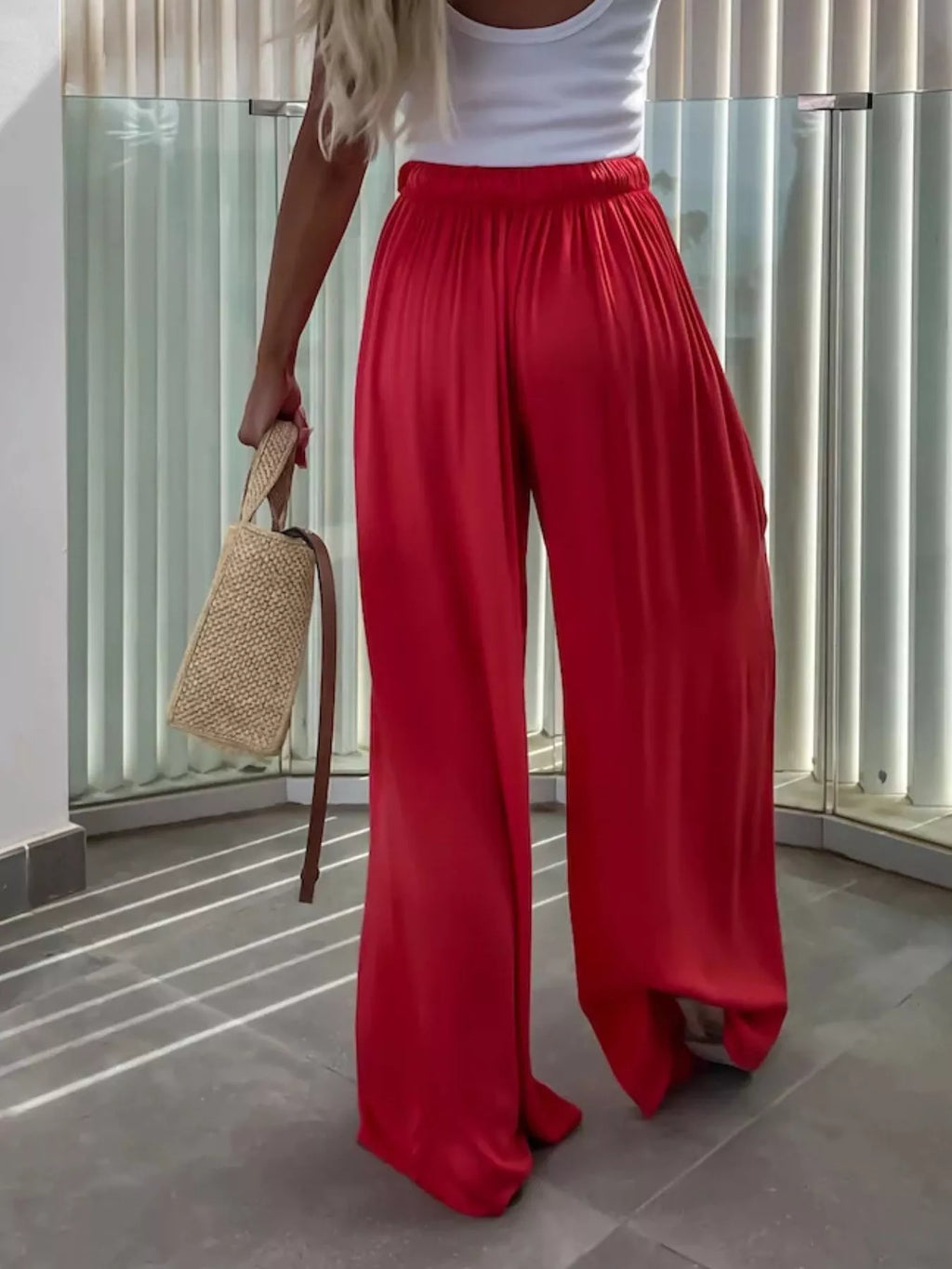 Wide-Leg Flowy Pants