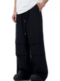 Men's Wide-Leg Drawstring Pants