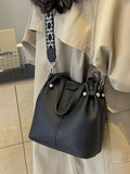 Crossbody Bag with Patterned Strap