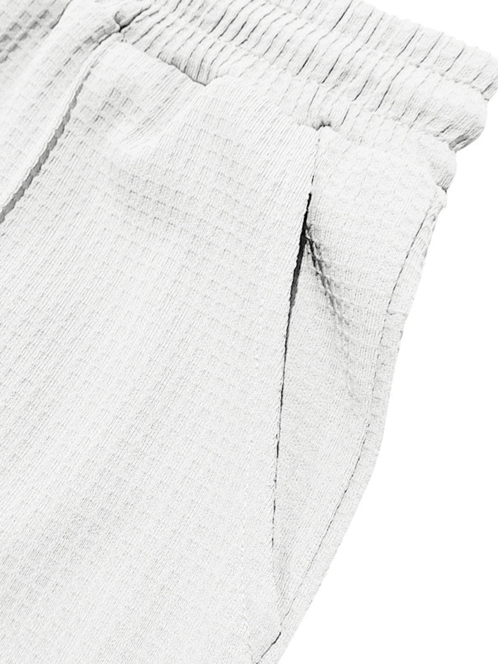 Men's Full Size Textured Drawstring Casual Pants Plus Size