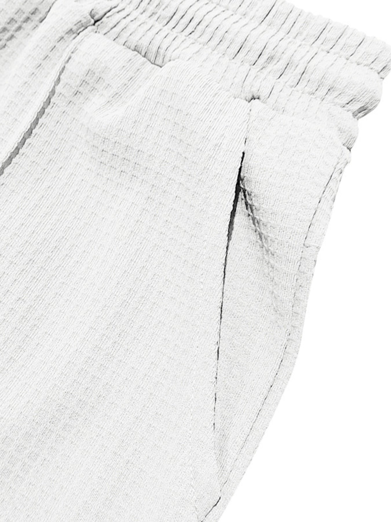 Men's Full Size Textured Drawstring Casual Pants Plus Size