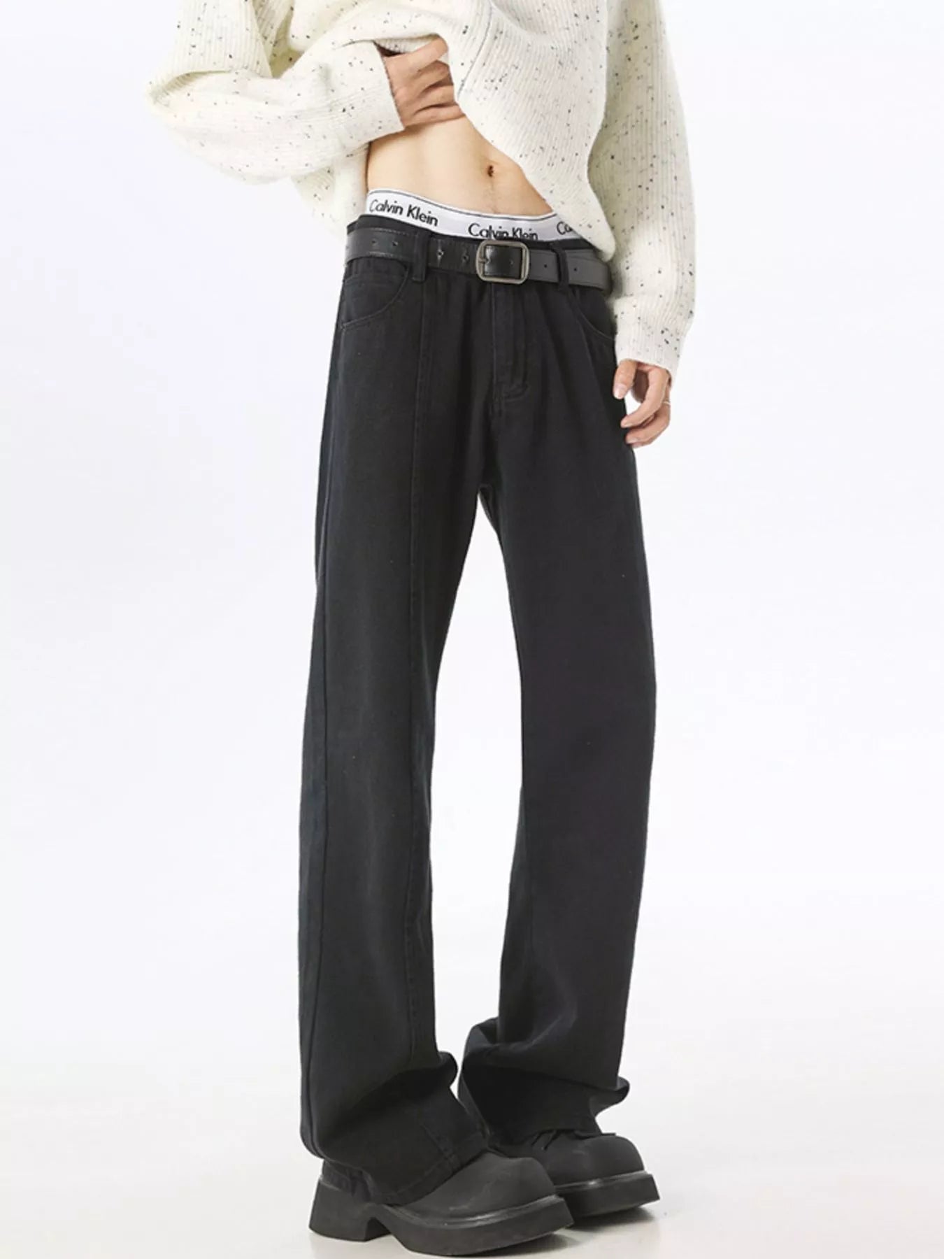 Men's Wide Leg Jeans