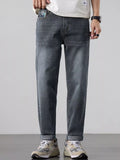 Men's Wash Straight Leg Jeans
