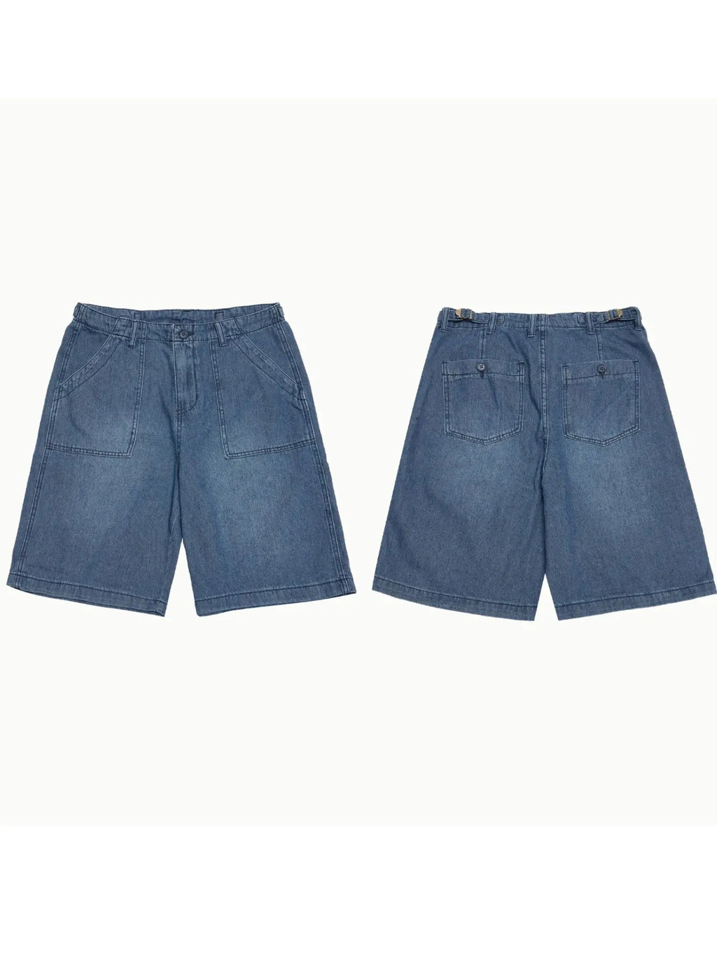 Men's Pocketed Denim Shorts