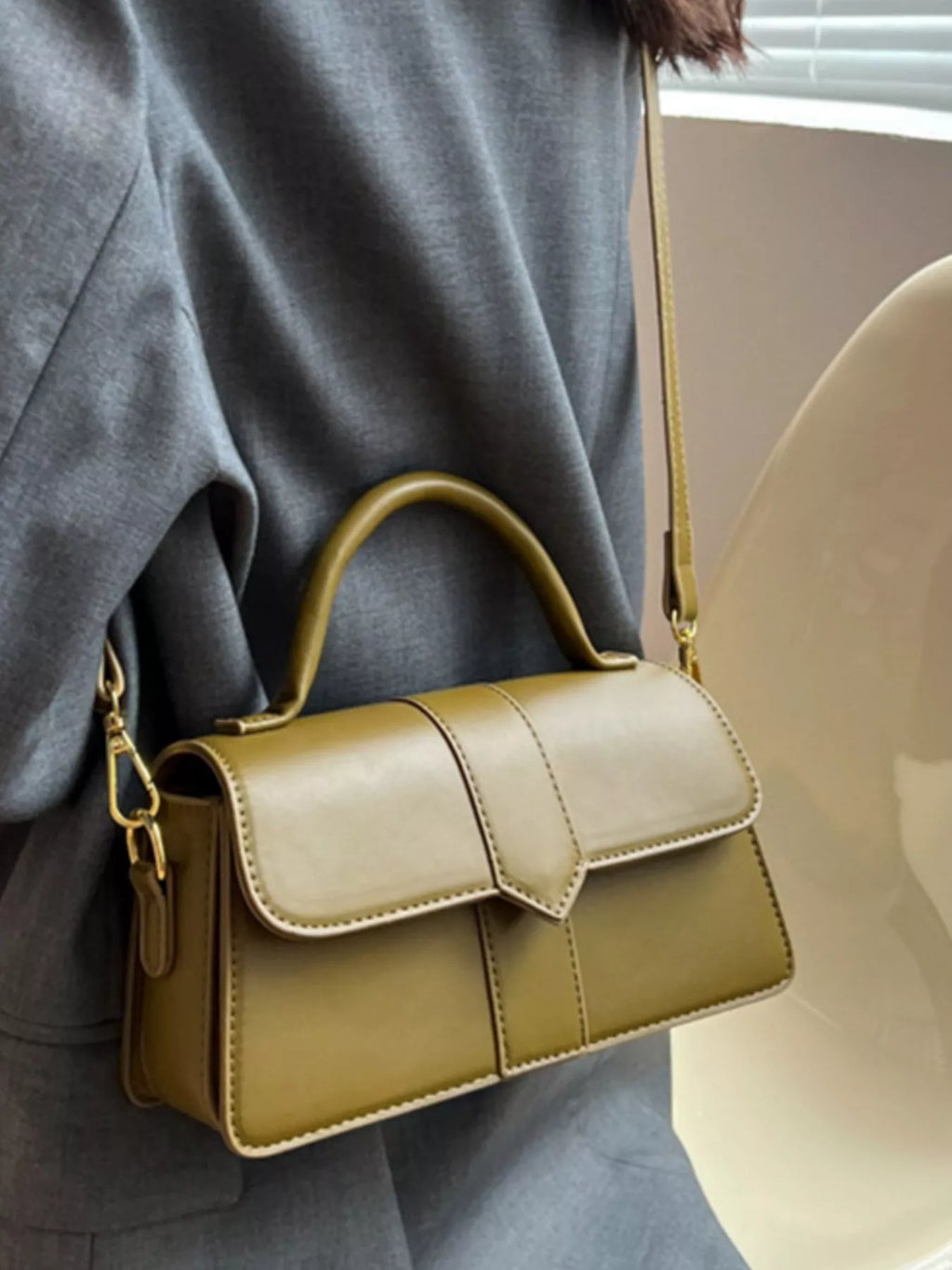 Top Handle Crossbody Bag