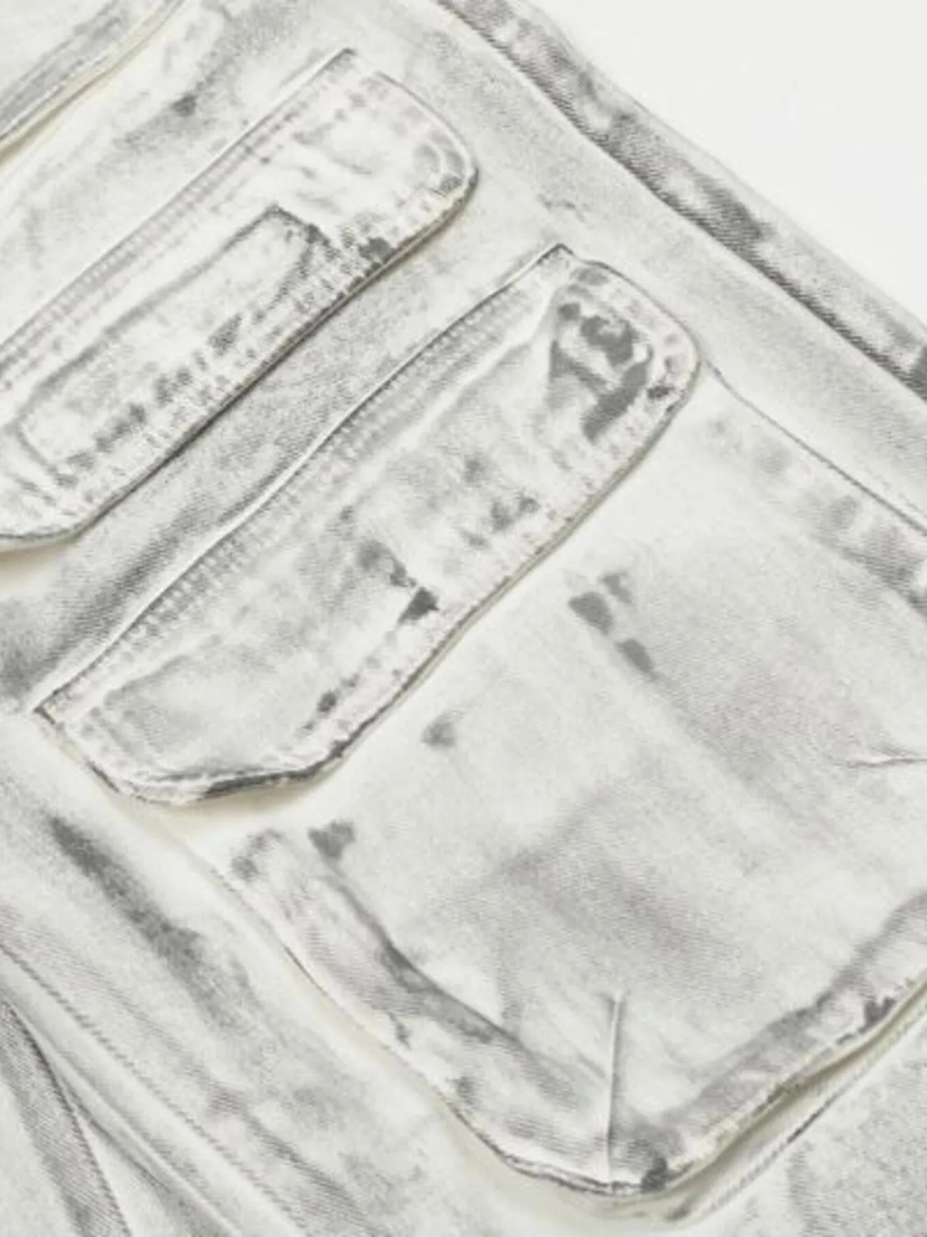 Men's Multi-Pocket Cargo Denim Jeans