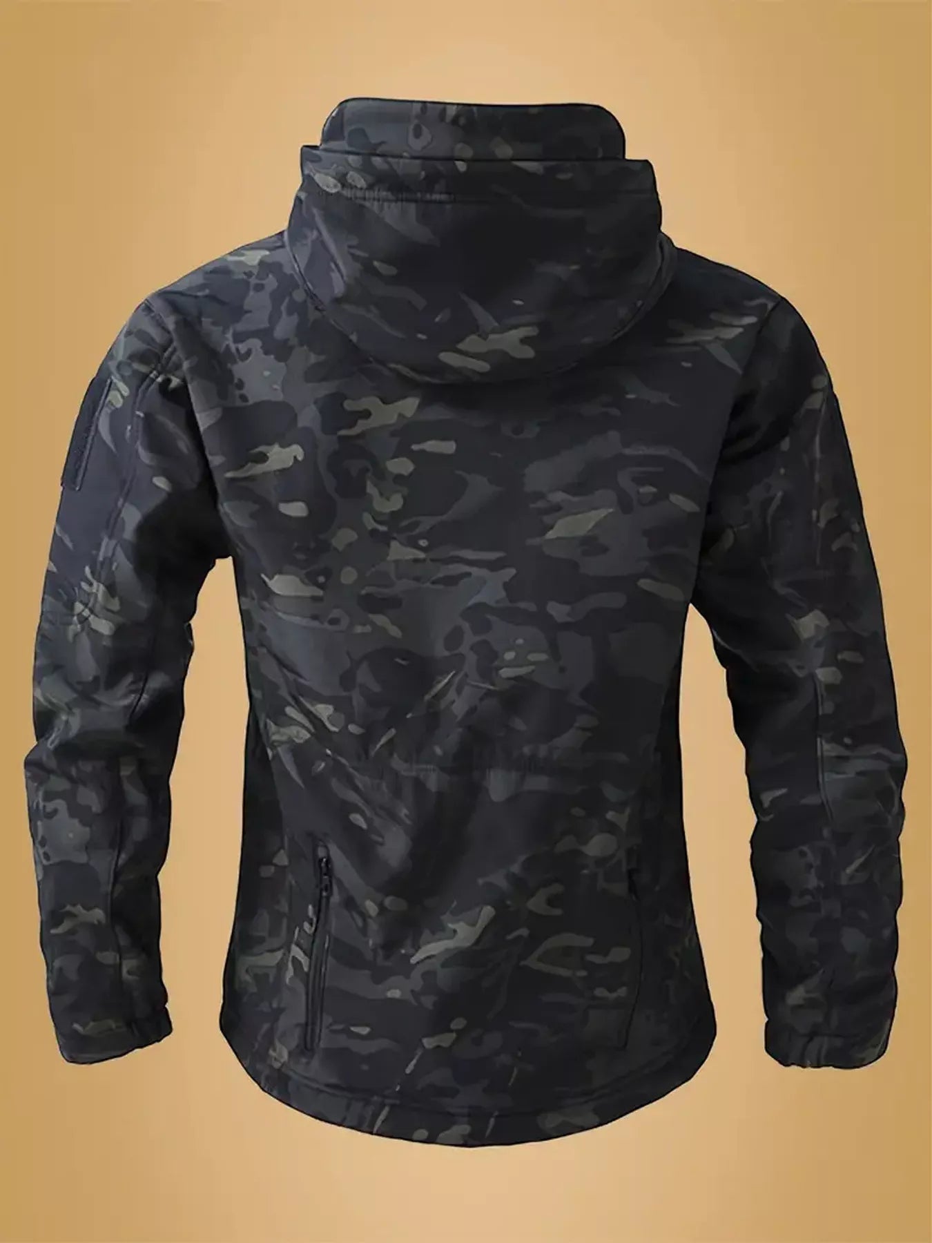 Men's Camouflage Zip Up Hooded Jacket