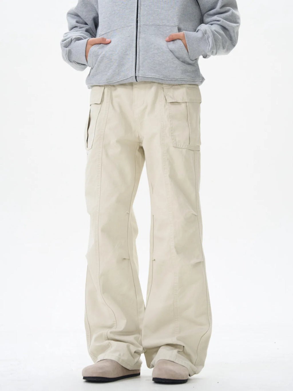 Men's Wide Leg Cargo Pants