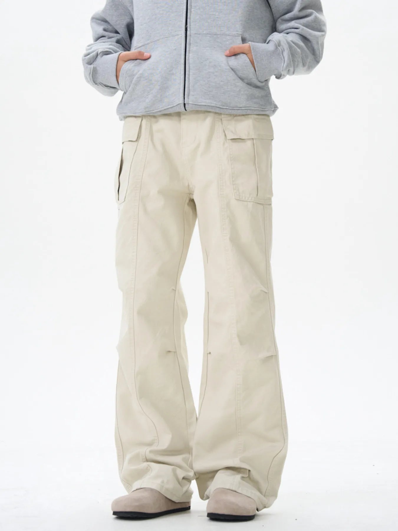 Men's Wide Leg Cargo Pants