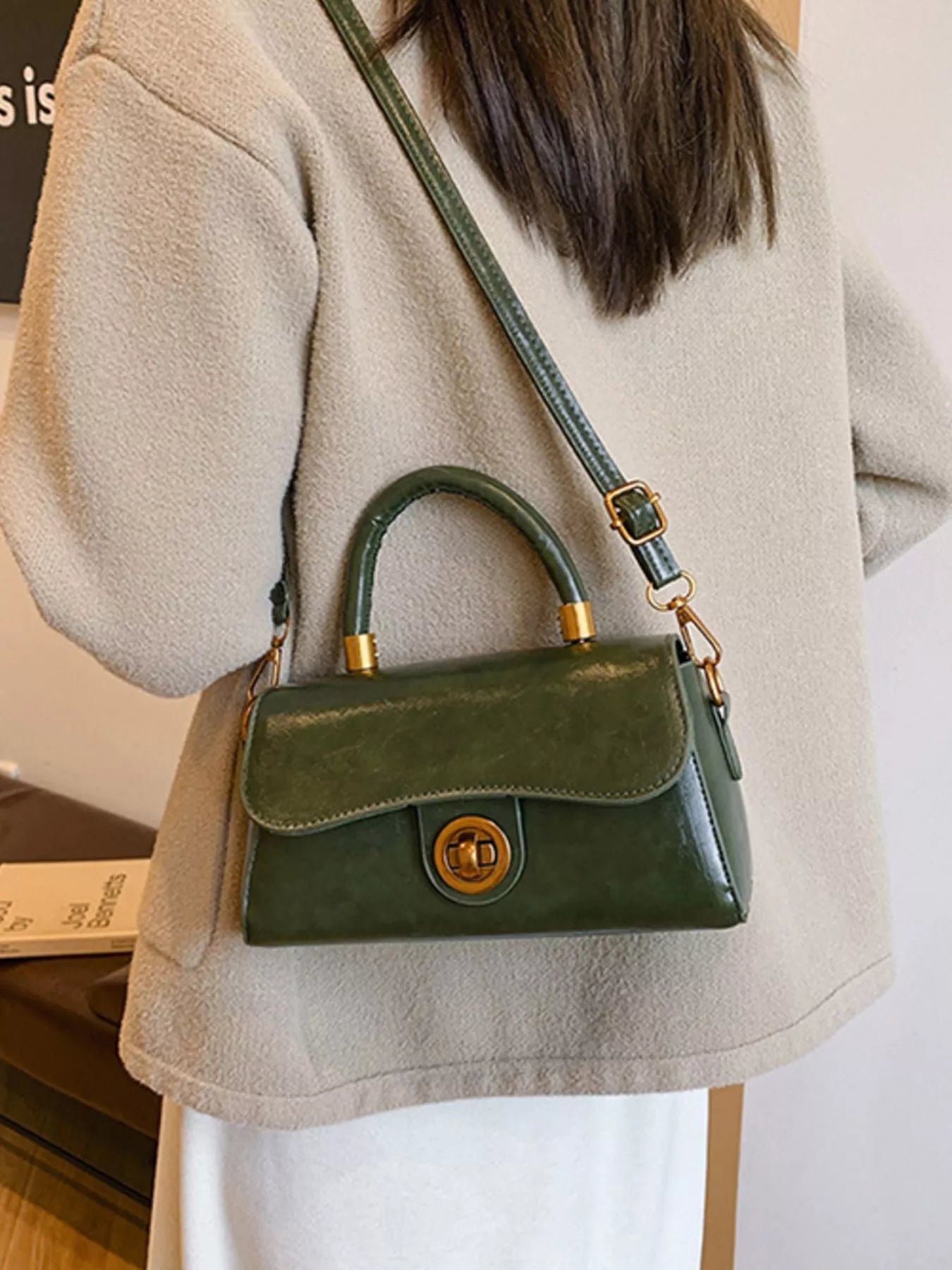 Top Handle Crossbody Bag