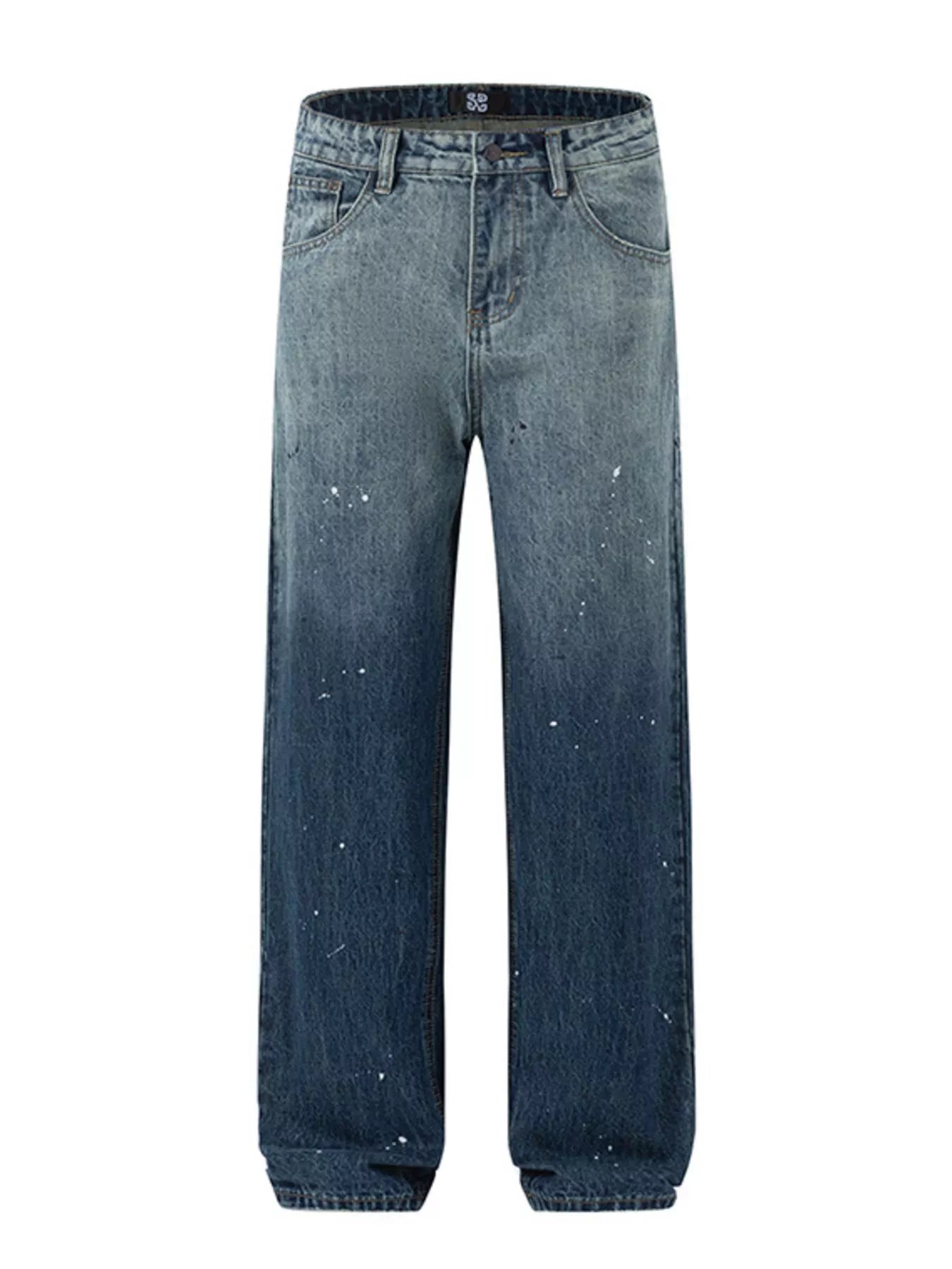 Men's Full Size Wide Leg Jeans Plus Size