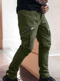 Men's Plus Size Pants with Cargo Pockets