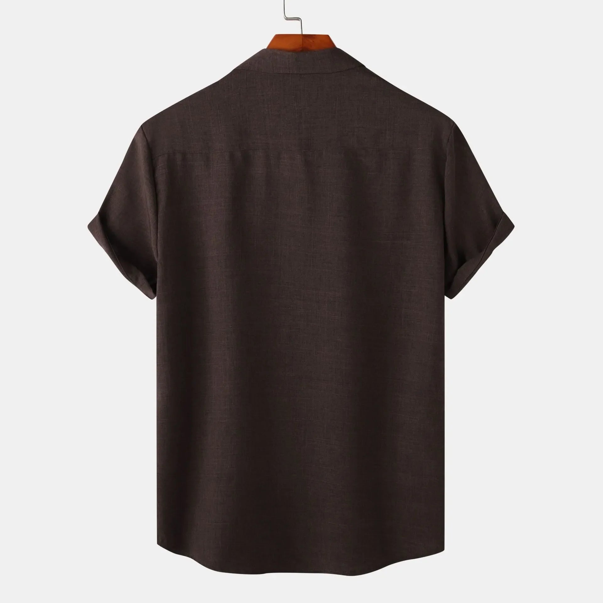 Men's Plus Size Button Up Short Sleeve Shirt