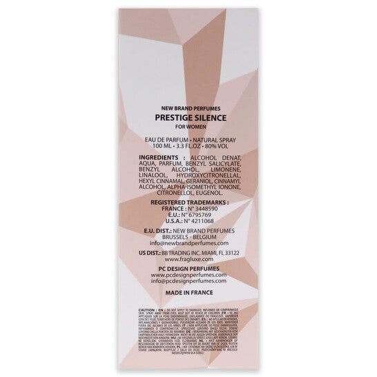 New Brand Silence Perfume for Women EDP 3.3 oz
