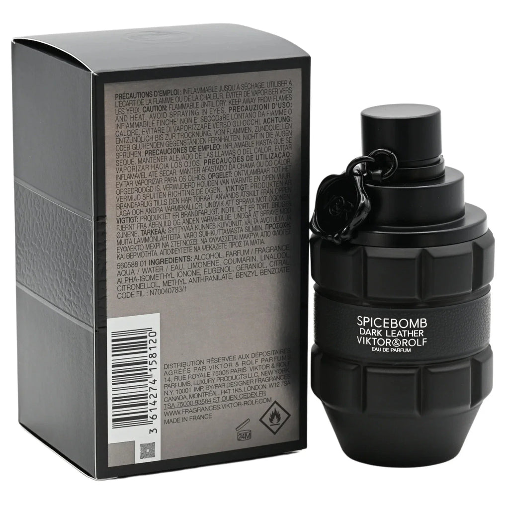 Spicebomb Dark Leather by Viktor & Rolf for Men EDP 1.7 oz
