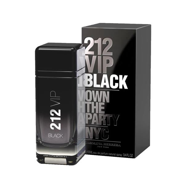 Carolina Herrera Men's 212 Vip Black EDP Spray 3.4 oz