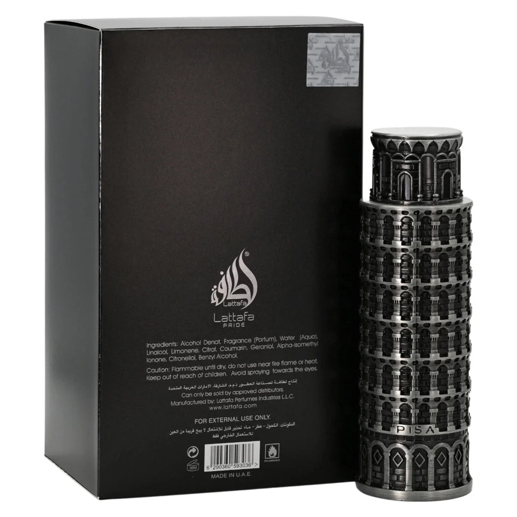 Lattafa Pride Pisa Eau De Parfum for Men 3.4 oz
