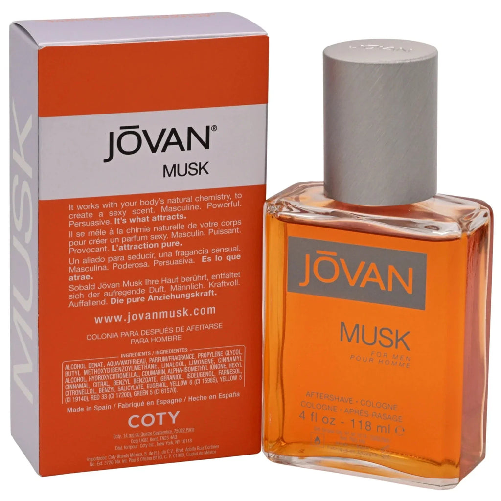 Jovan Musk After Shave for Men 4.0 oz