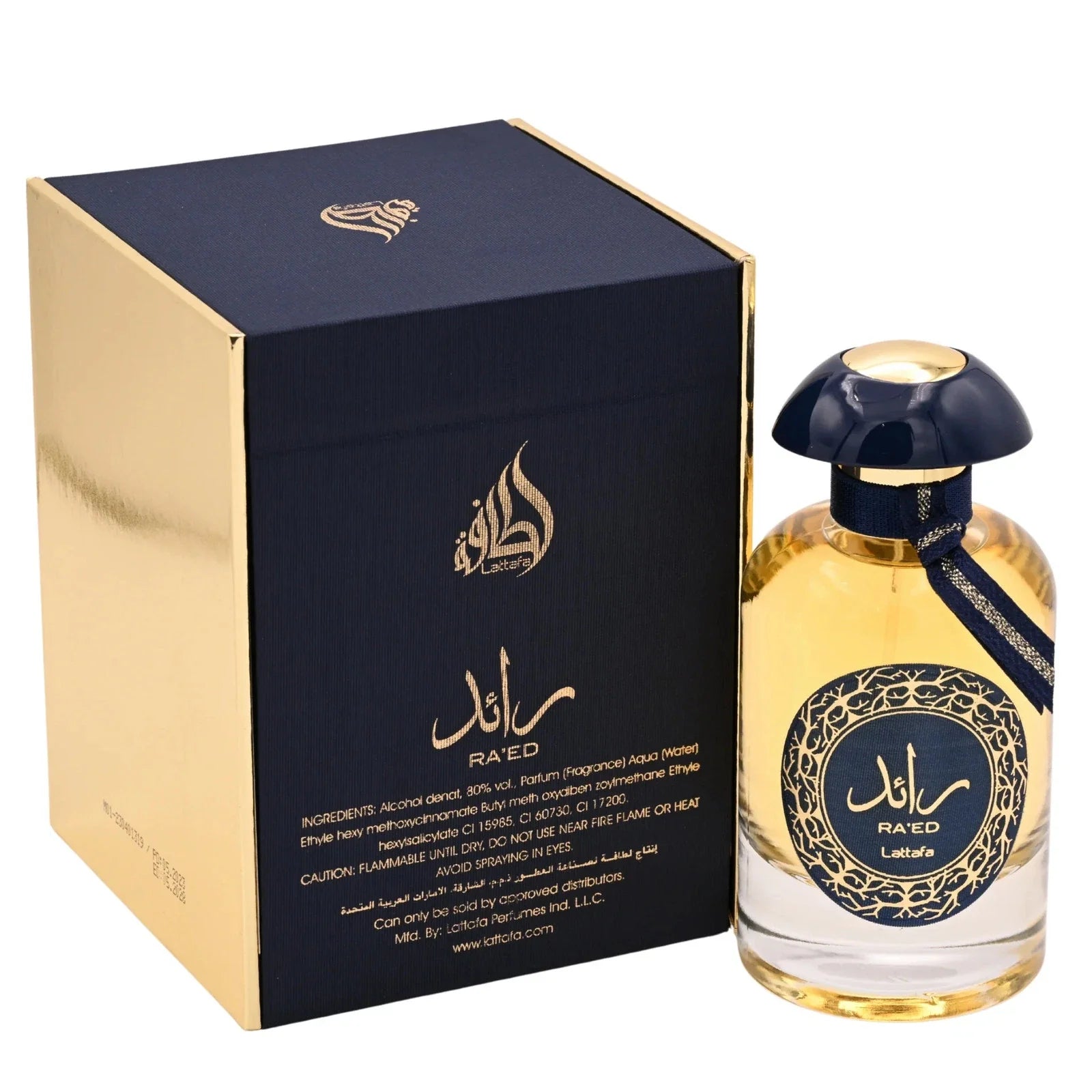 Ra'ed Gold by Lattafa Perfume for Unisex EDP 3.4 oz
