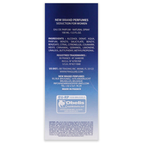 New Brand Seduction for Women 3.3 oz EDP Spray
