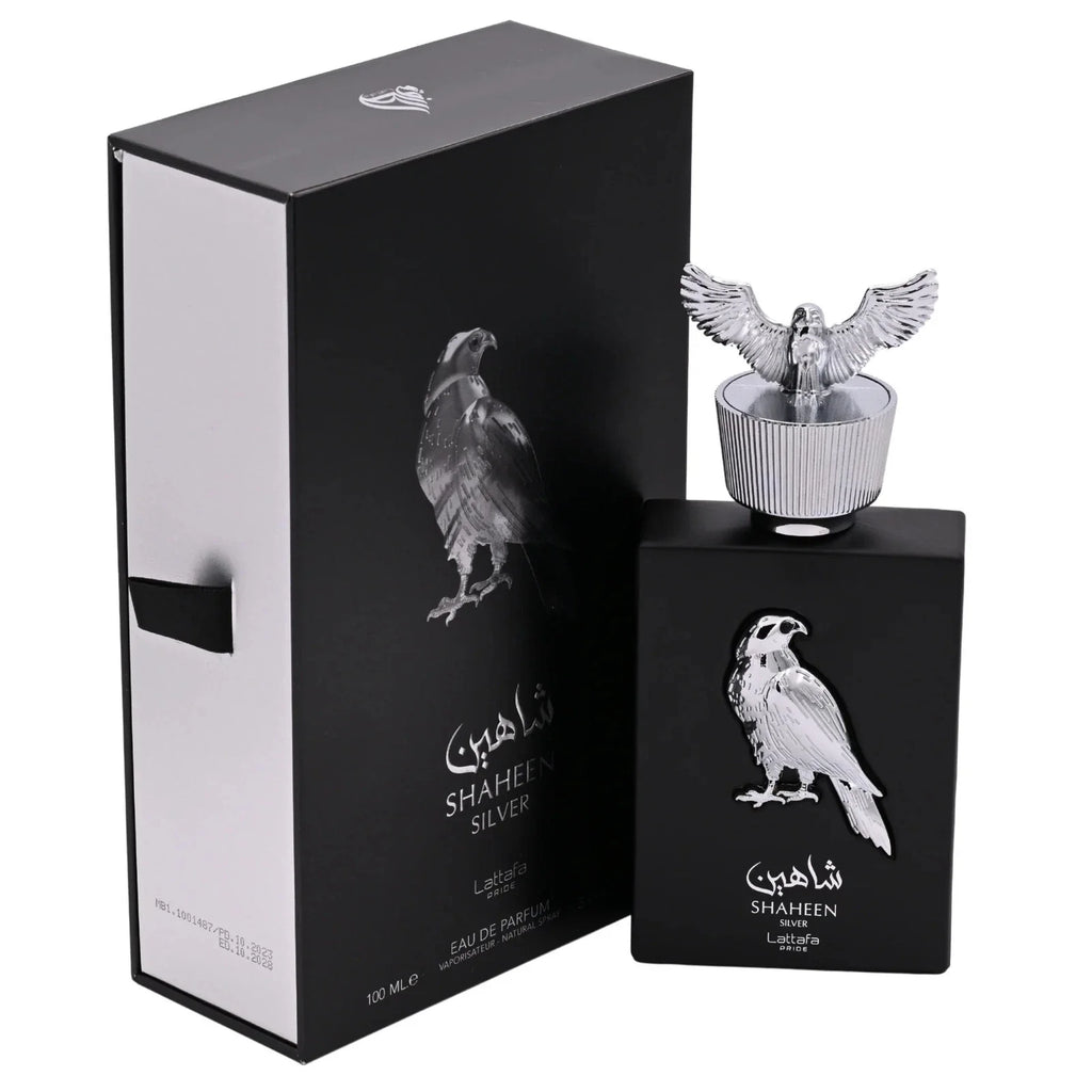 Pride Shaheen Silver by Lattafa Perfume for Unisex EDP 3.4 oz