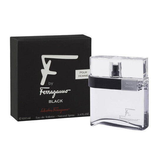 F Ferragamo Black by Salvatore Ferragamo EDT Spray for Men 3.4 oz