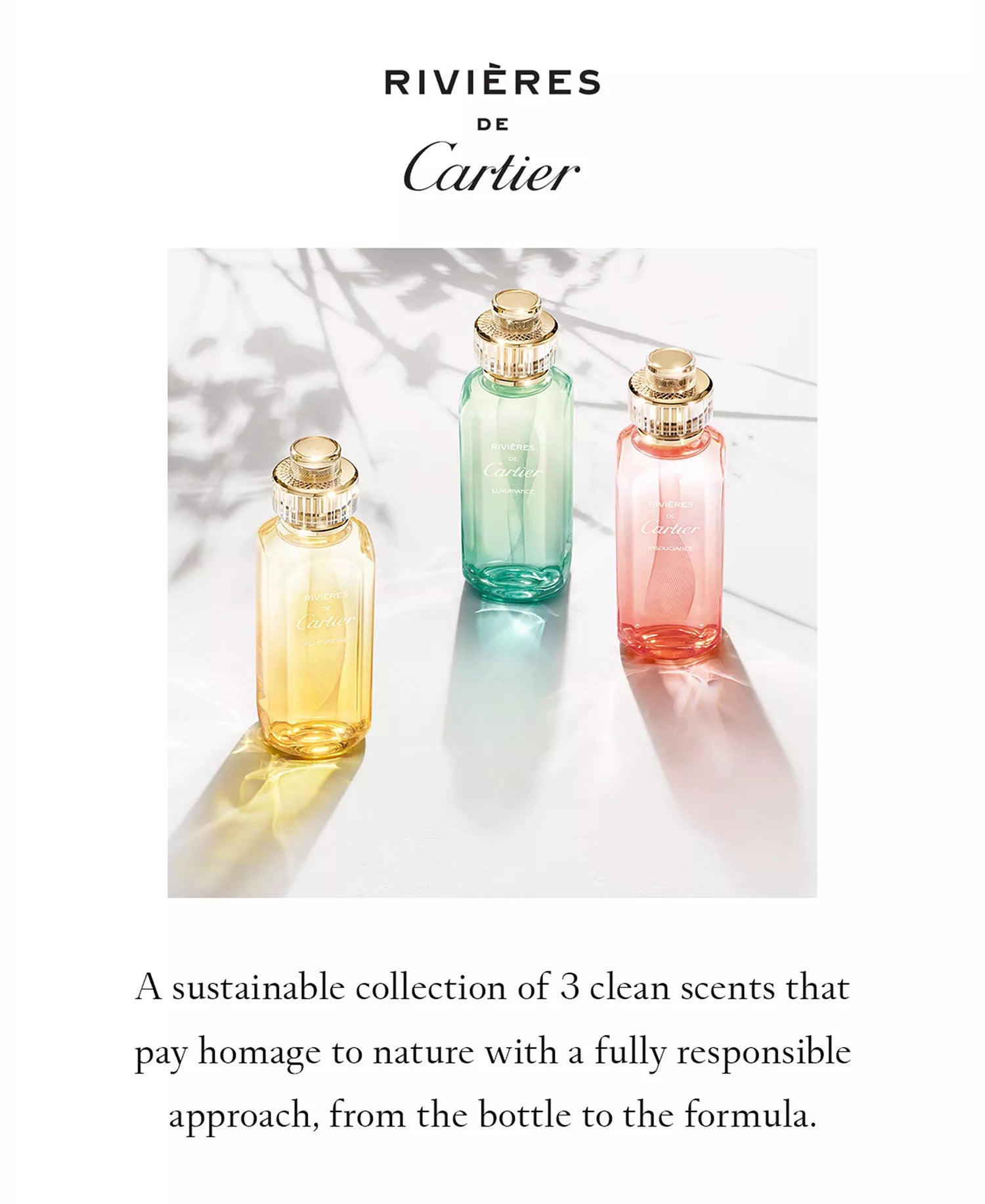 Rivieres de Allegresse by Cartier Eau De Toilette Unisex 3.4 oz