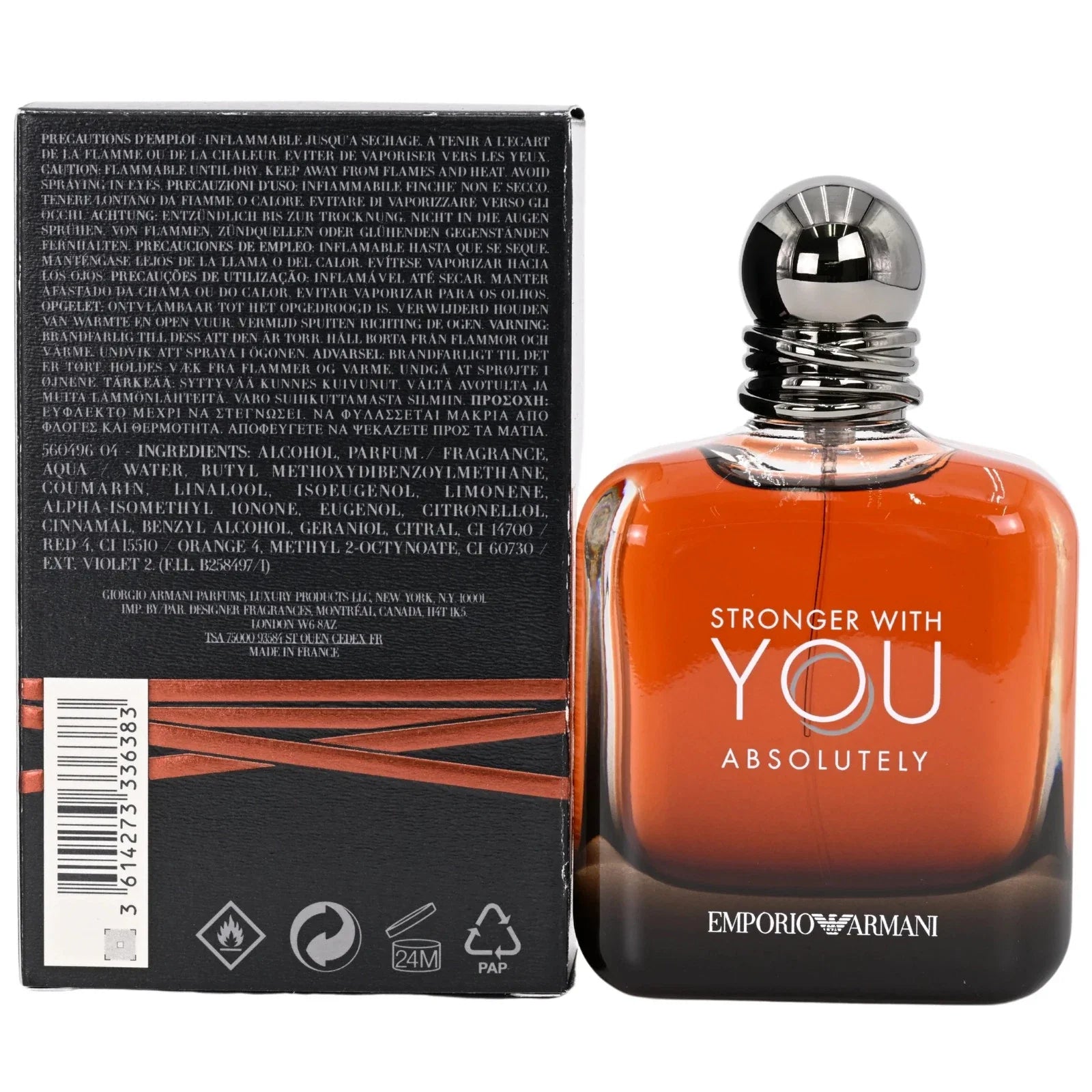 Stronger With You Absolutely by Giorgio Armani Eau De Parfum 1.7 oz