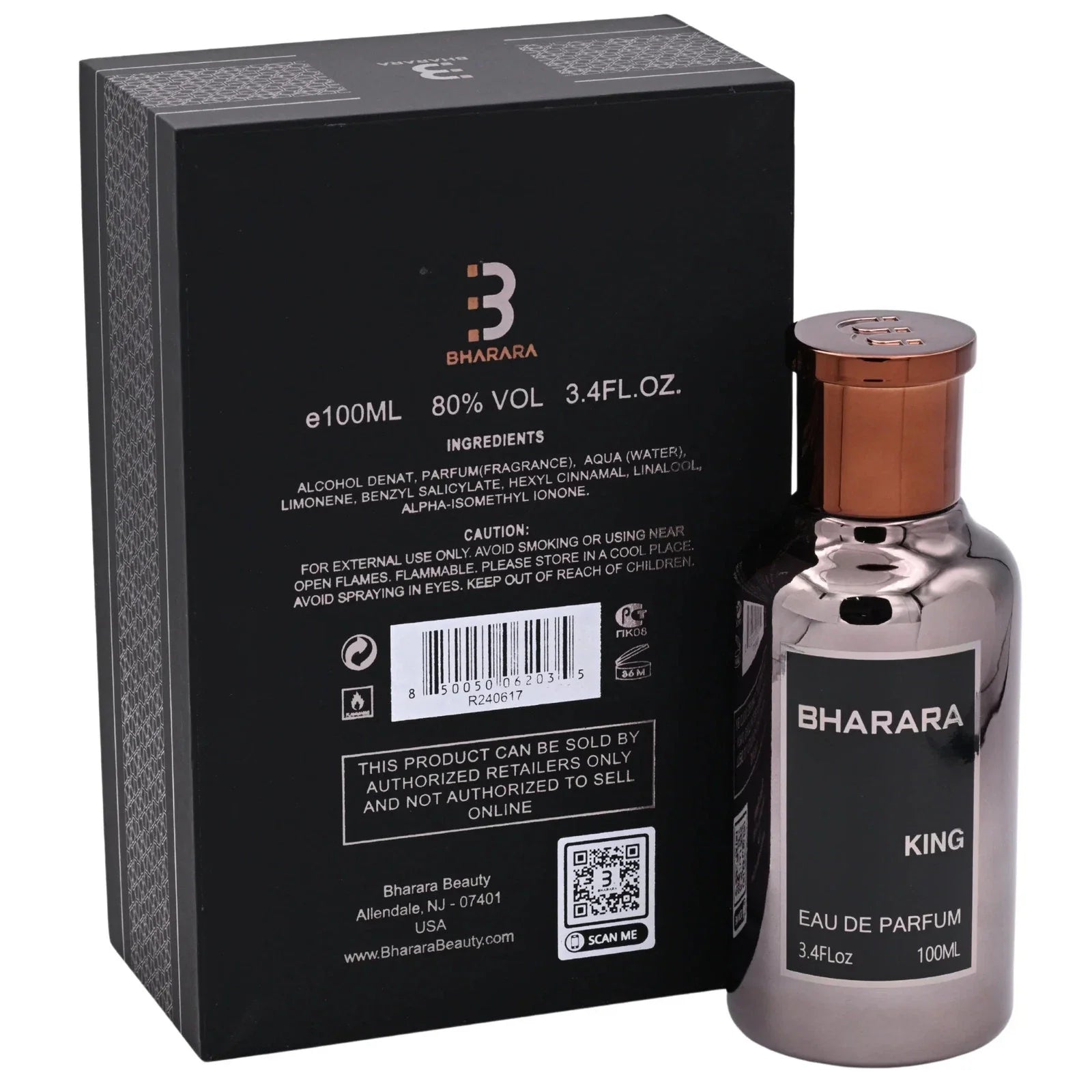 King by Bharara Eau De Parfum Spray for Men 3.4 oz