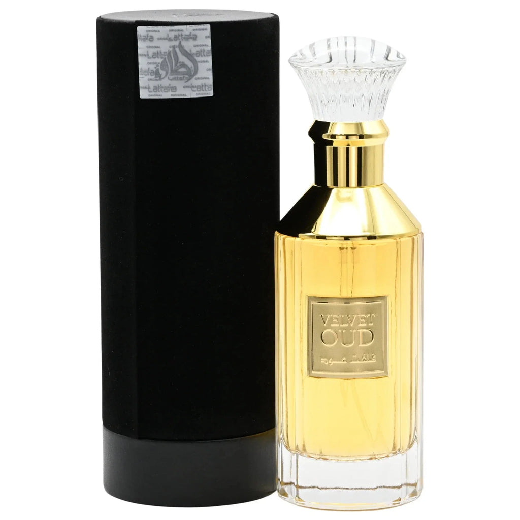 Lattafa Velvet Oud Unisex Eau De Parfum Spray 3.4 oz