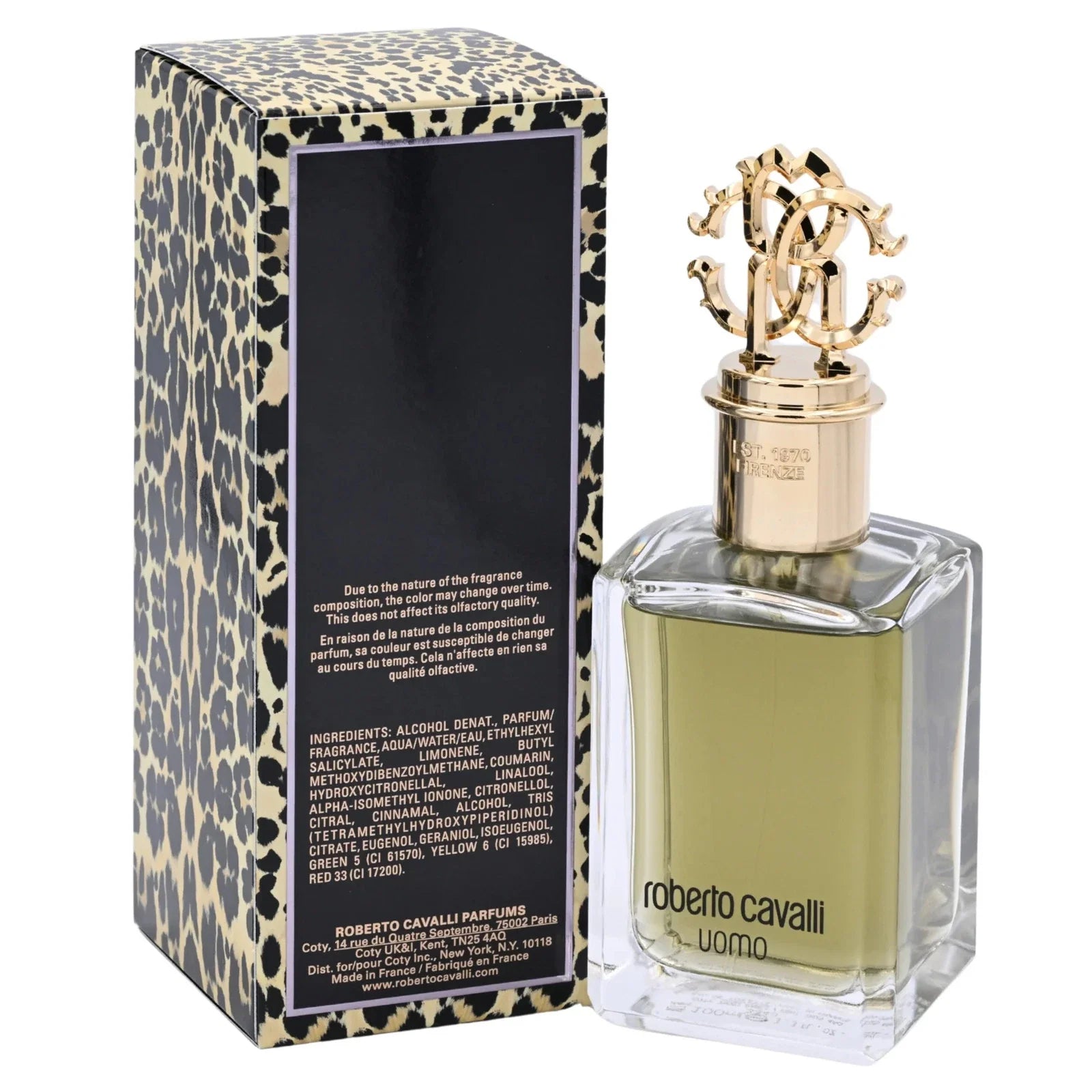 Uomo by Roberto Cavalli EDT Spray for Men 3.3 oz
