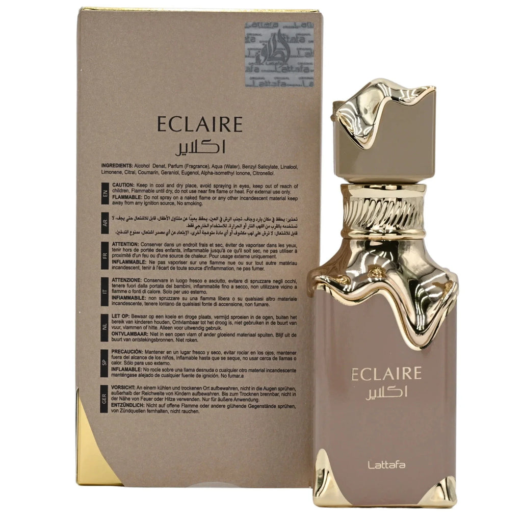 Lattafa Eclaire Unisex Eau De Parfum Spray 3.4 oz