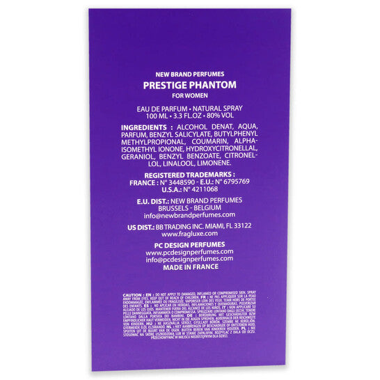 New Brand Phantom Perfume for Women EDP 3.3 oz