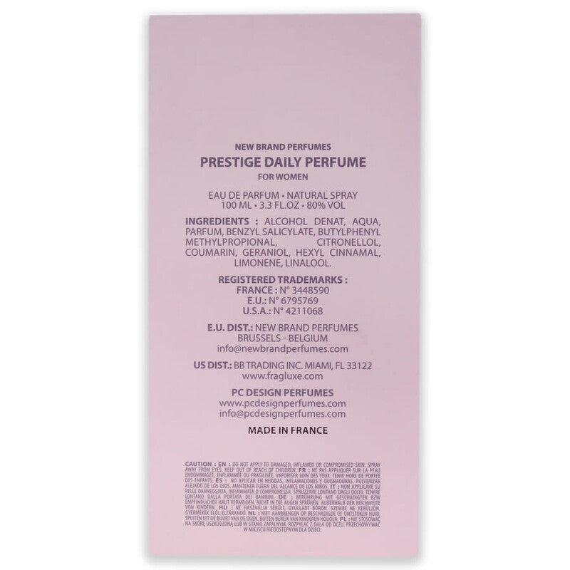 Prestige Daily Perfume by New Brand for Women EDP 3.3 oz