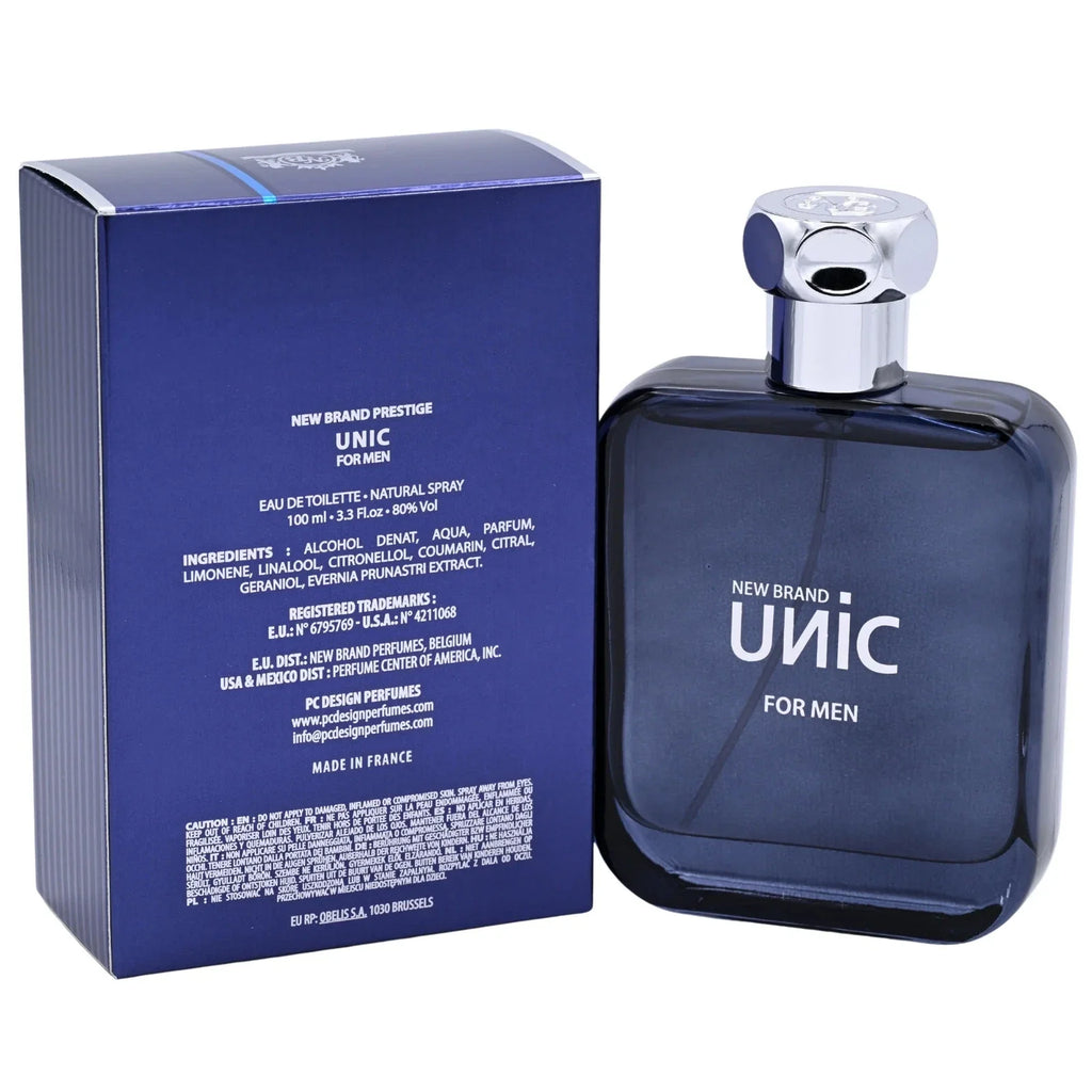 Unic by New Brand Cologne for Men EDT 3.3 oz